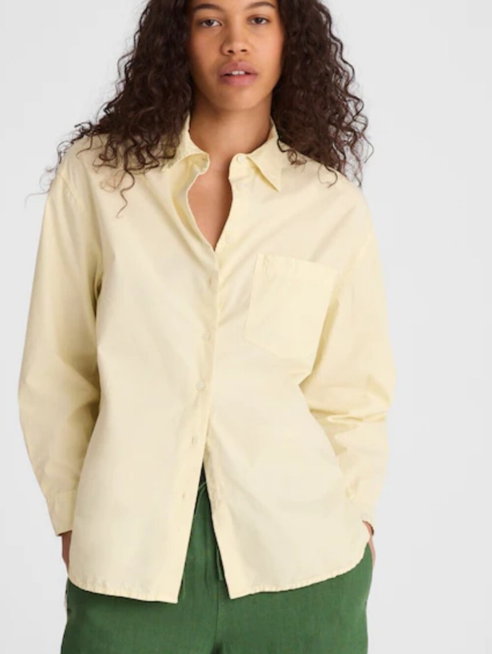Madewell The Easy Shirt in Poplin NY392 Size M